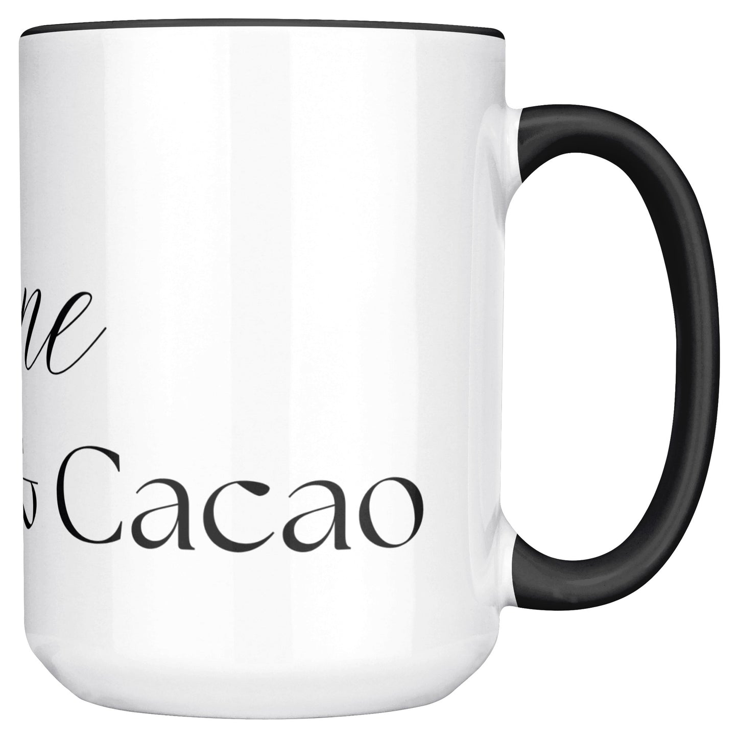 Cacao Love - Sunshine - 15oz Black Accent Mug