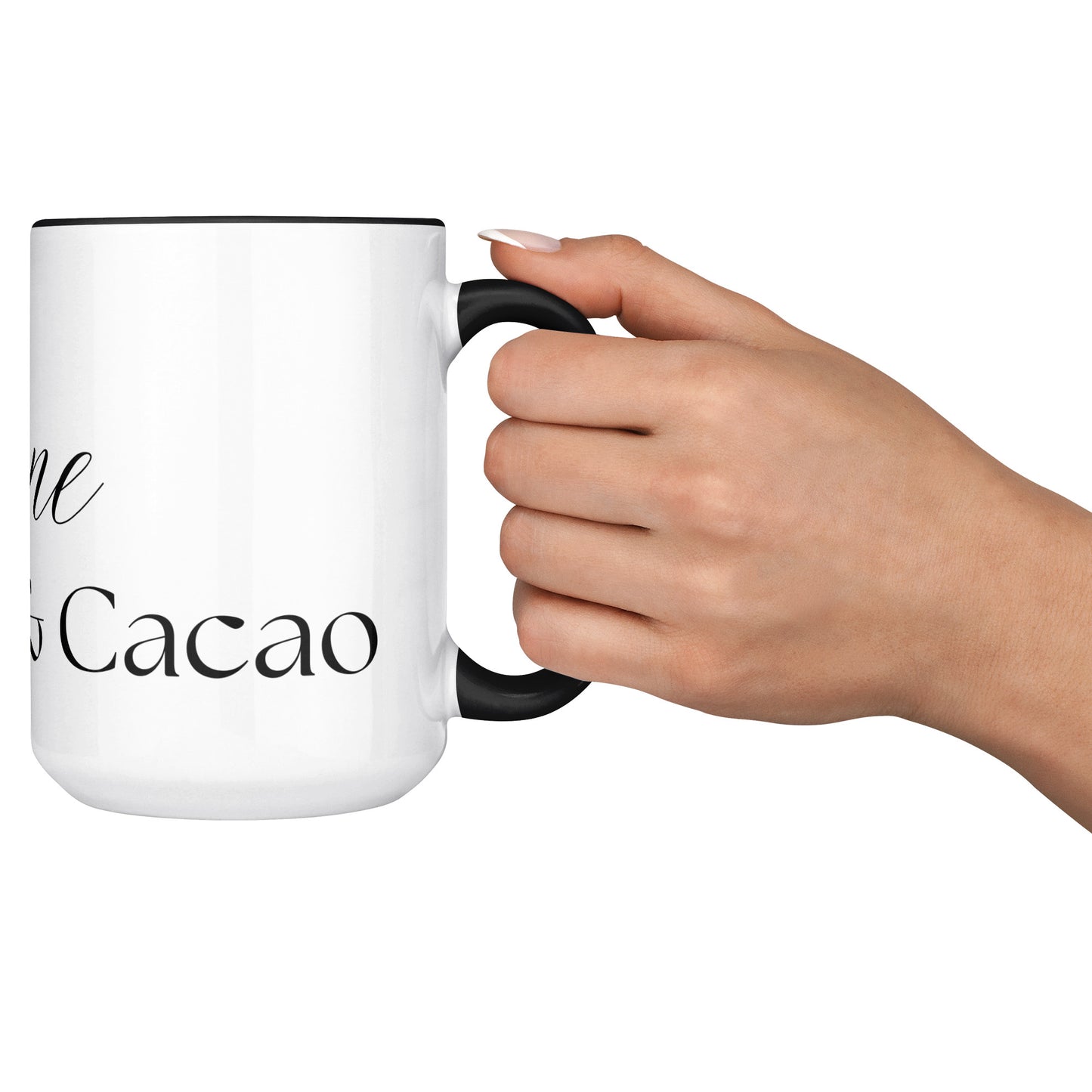 Cacao Love - Sunshine - 15oz Black Accent Mug