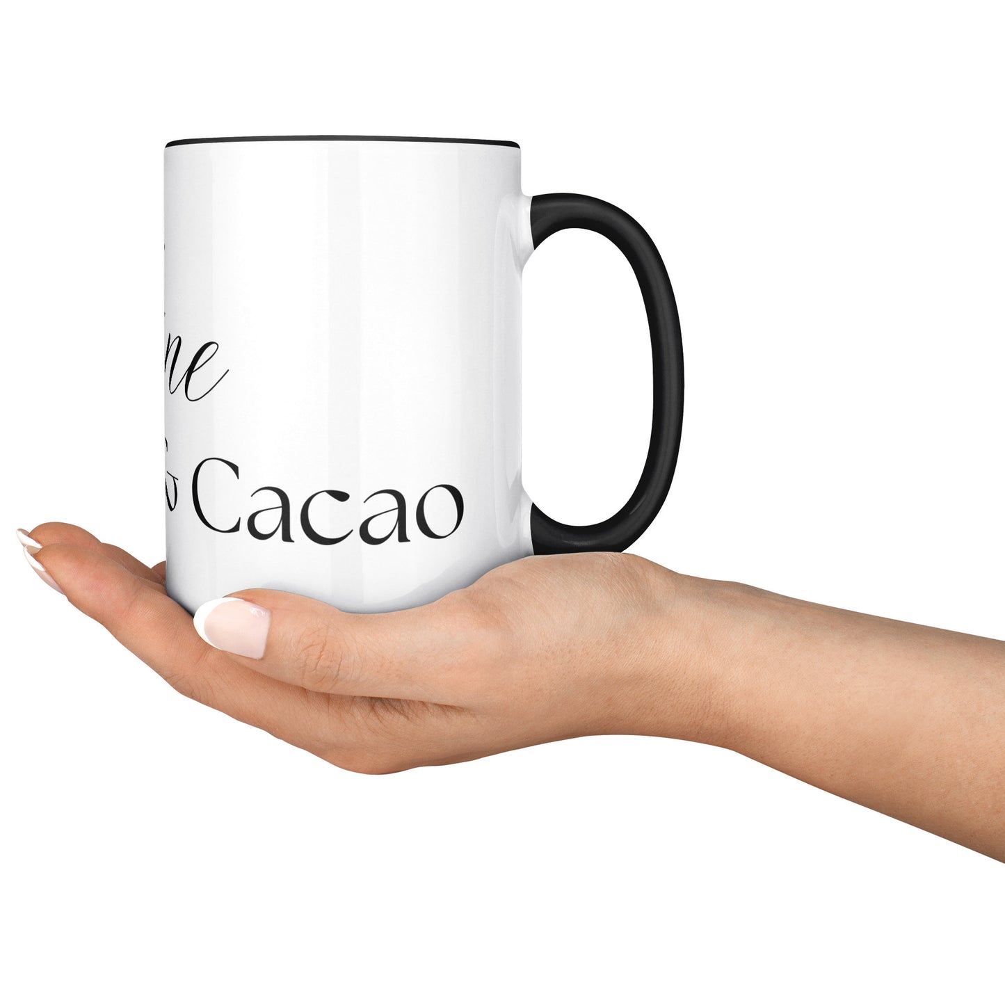 Cacao Love - Sunshine - 15oz Black Accent Mug