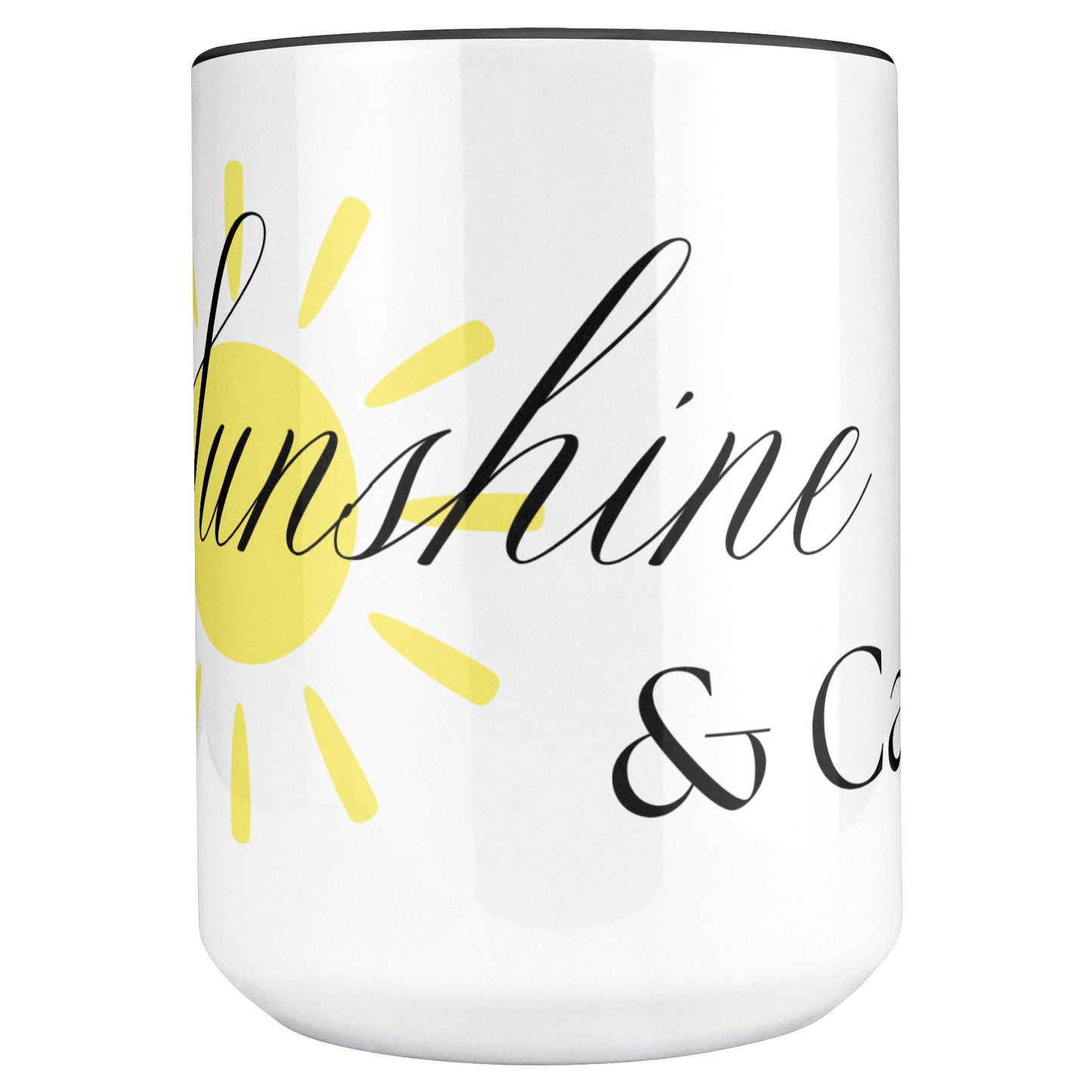 Cacao Love - Sunshine - 15oz Black Accent Mug