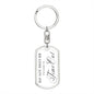 TimeOut Accessories - Do Not Disturb - Dog Tag Keychain - Engravable